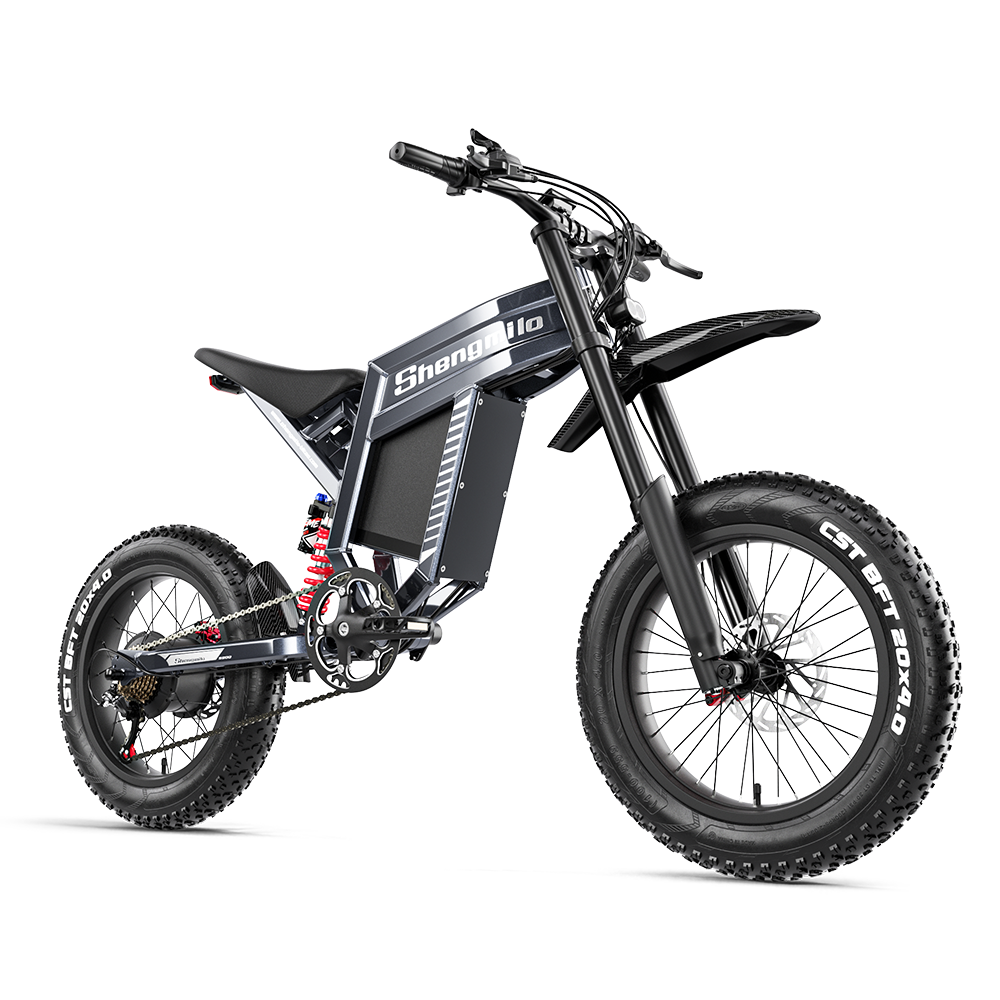 Premium 1500W Full-Suspension All-Terrain Electric Mountain Bike